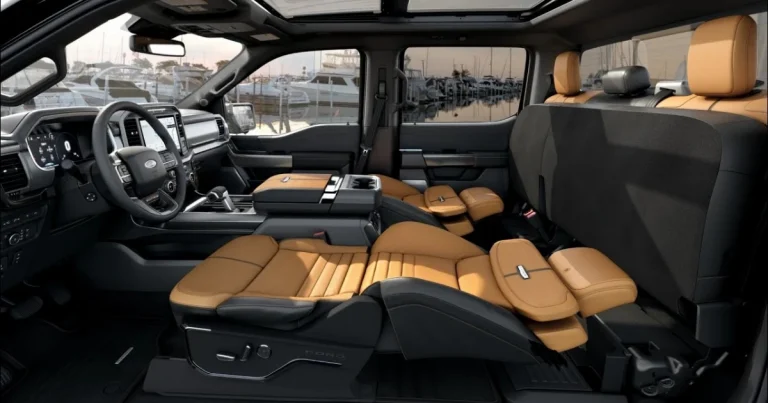 SUV with reclining back seat